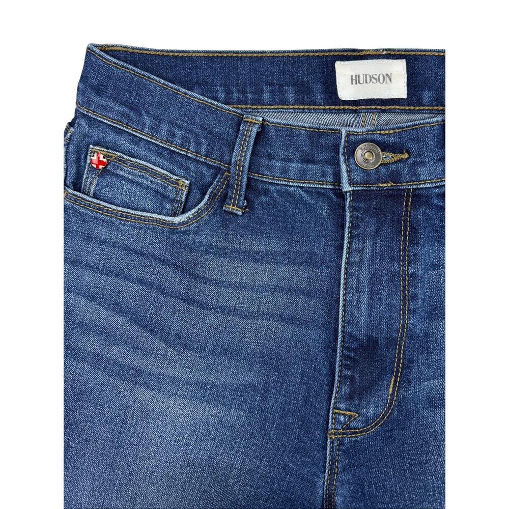 HUDSON Jeans Blair High-Rise Bootcut Women Jeans Size 27 Shade Enya Dark Rinse - Picture 3 of 7